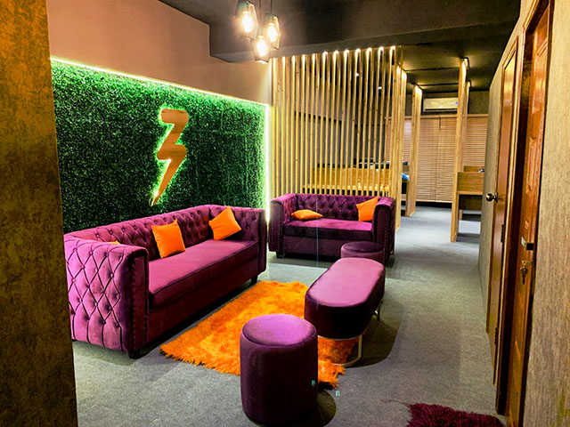 Zap Media office interior, DHA Phase 2 Karachi