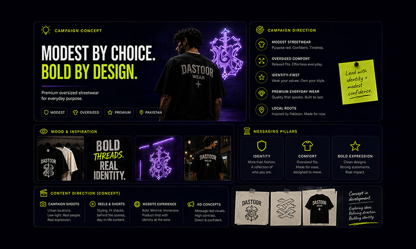 Concept stage, Dastoor Wear